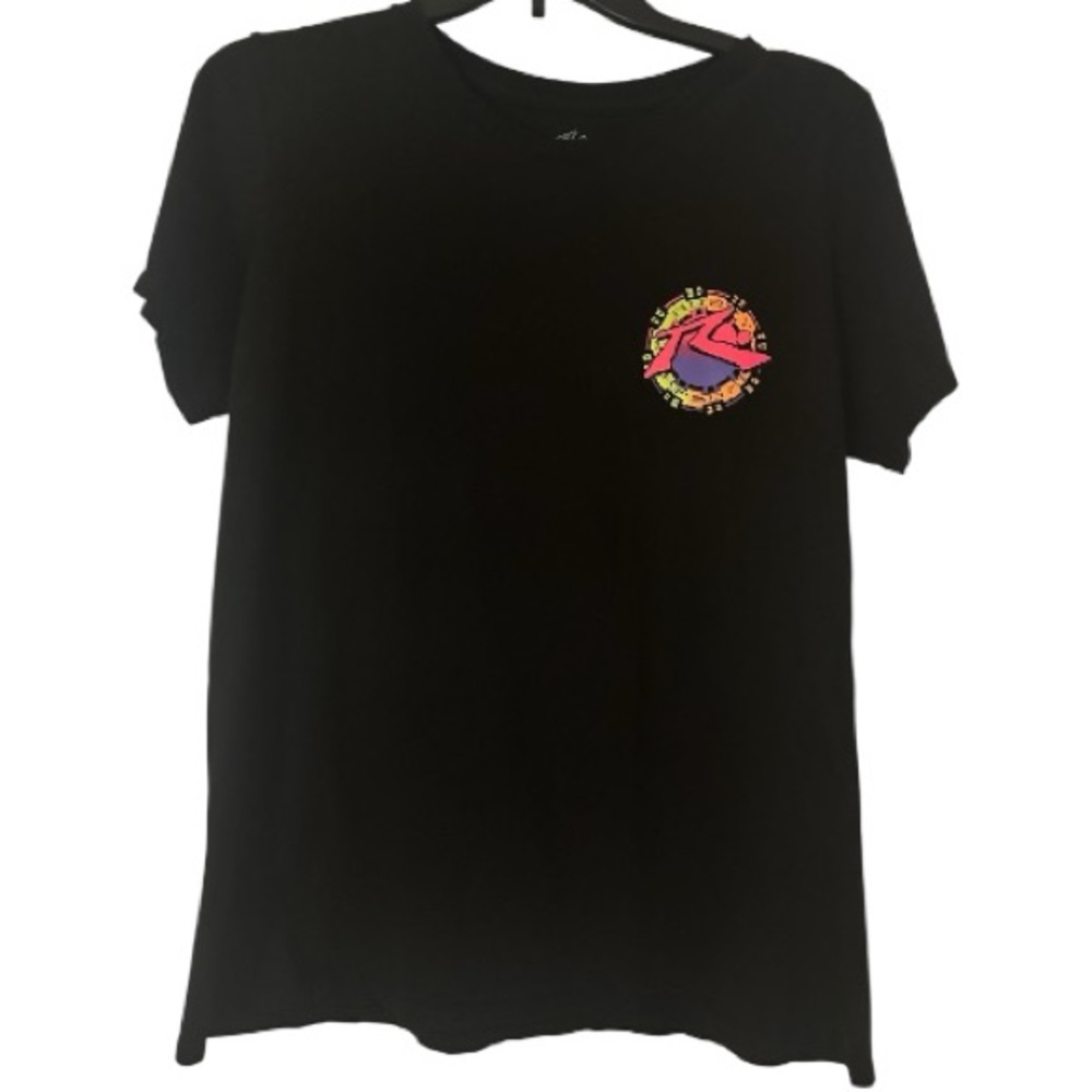 Rusty Tee Vintage 90s Before Crowds Black Y2K Revival Large Collector